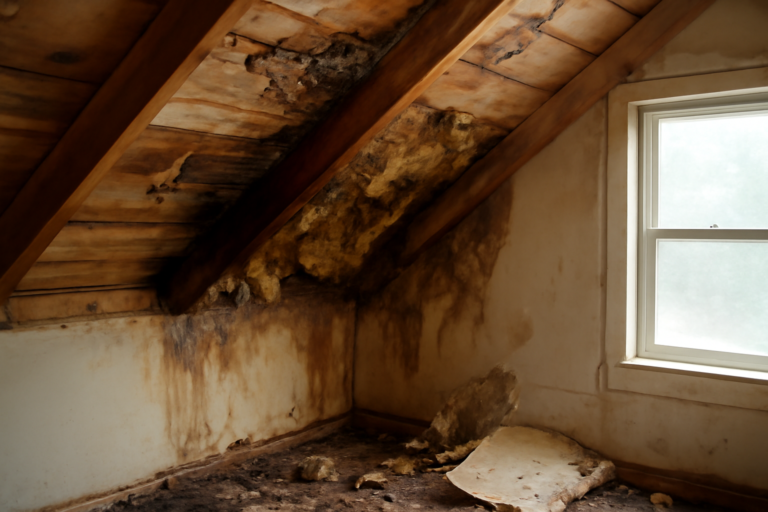 Attic Water Damage Restoration