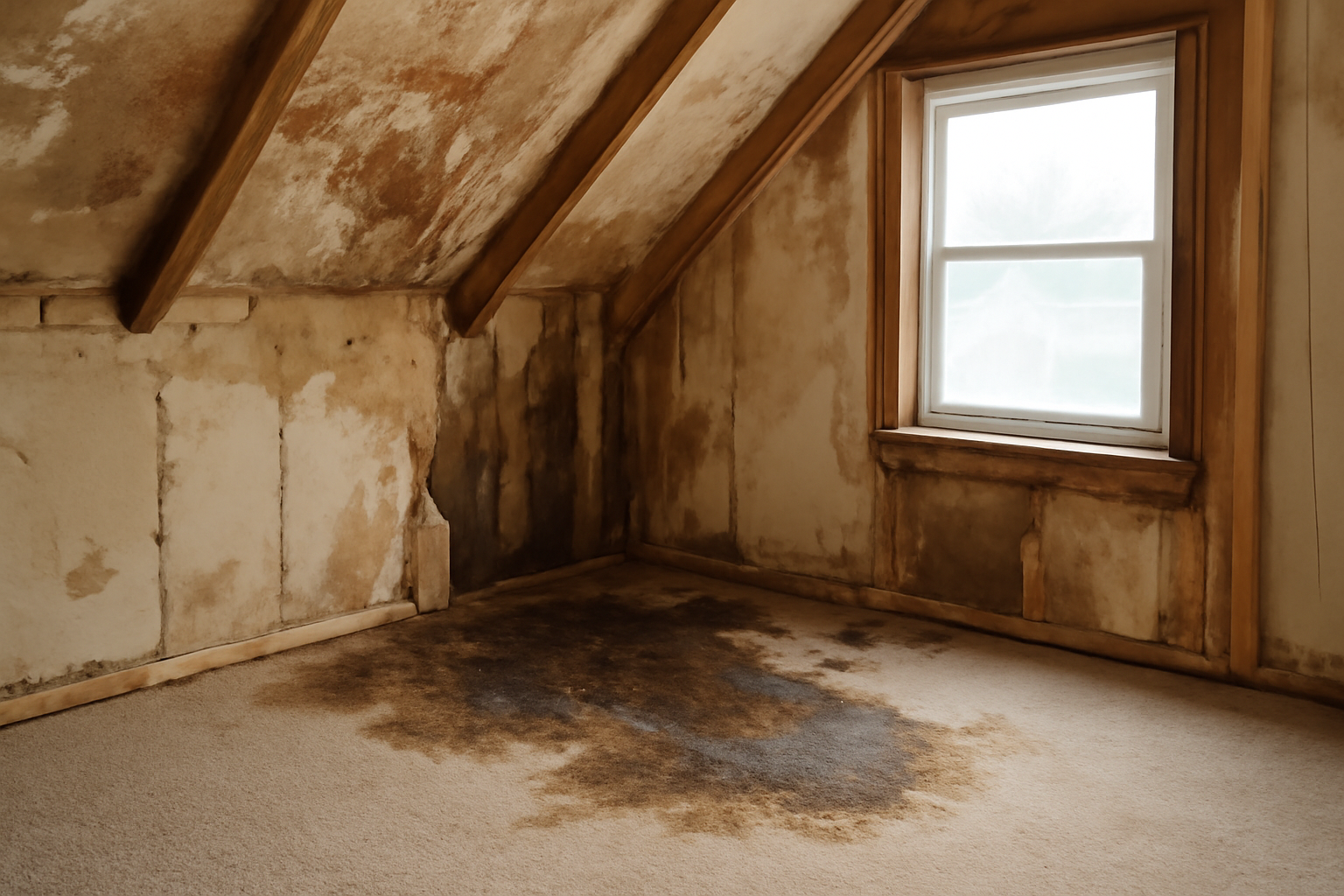 Attic Water Extraction in Santaquin, UT