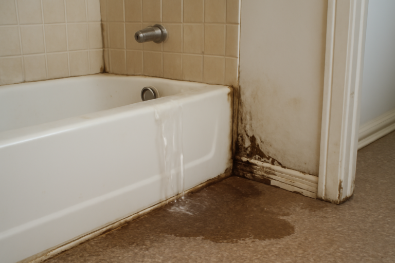Bathtub Overflow Water Removal
