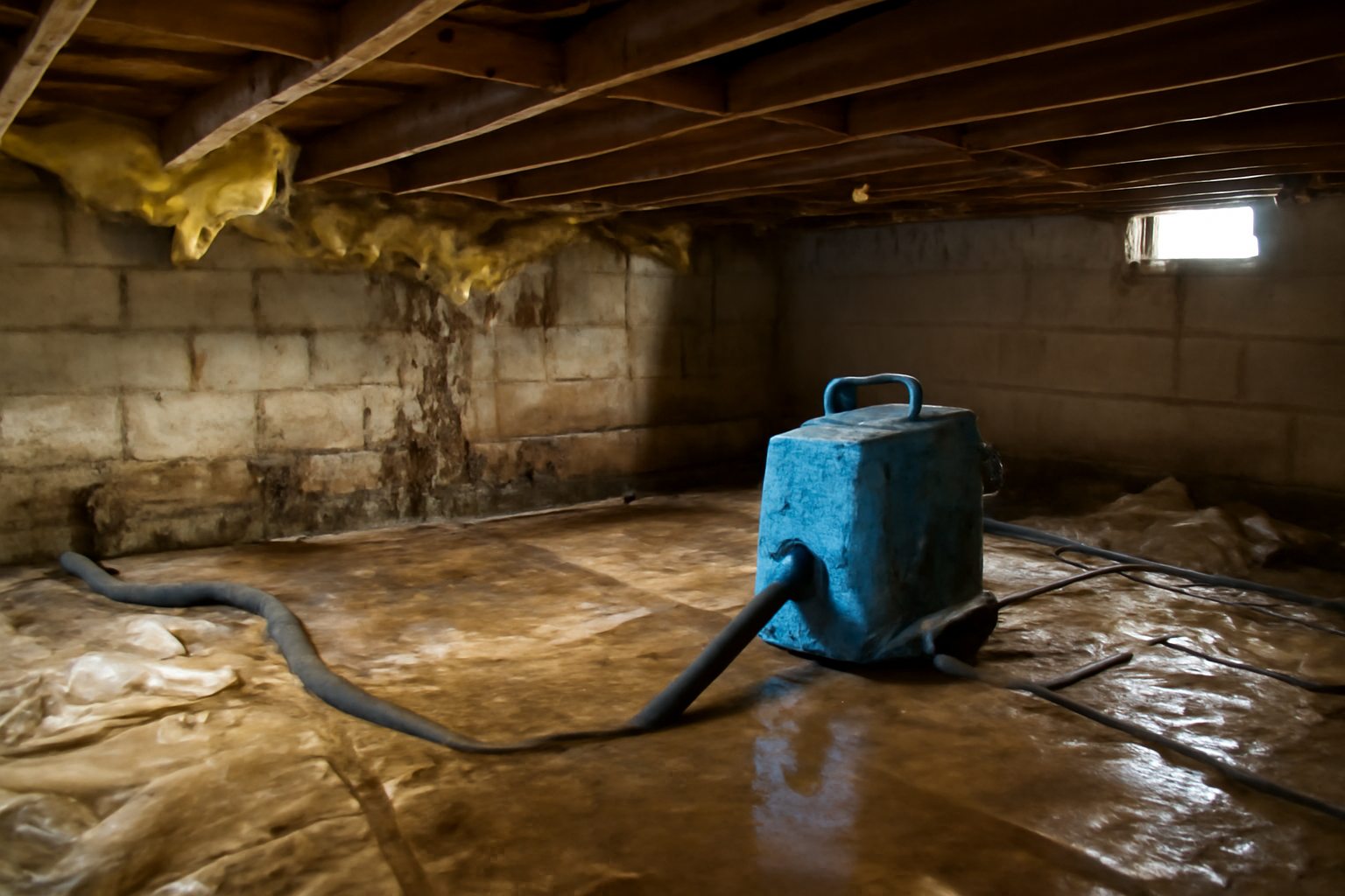 Crawl Space Water Extraction in Providence, UT
