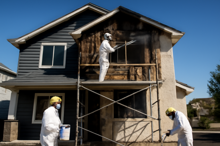 Fire damage restoration service