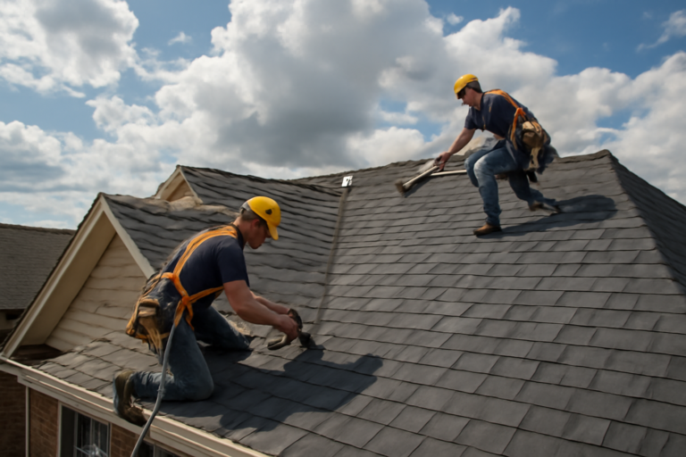 Storm damage repair service